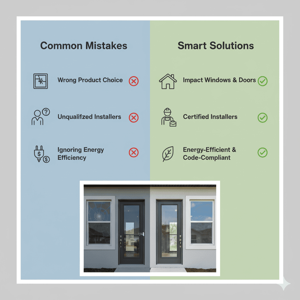 Common Mistakes Replacing Windows and Doors: How to Avoid
