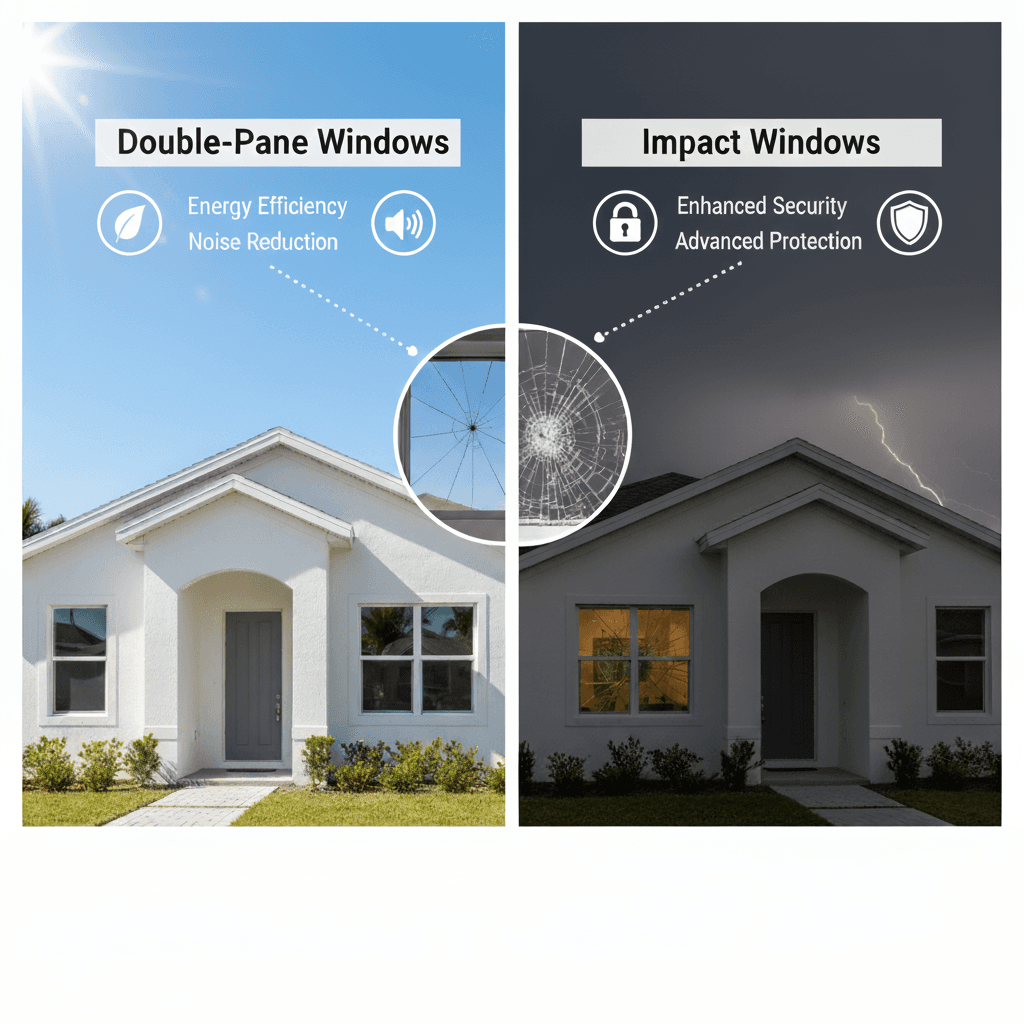 Double Pane Windows vs. Impact Windows