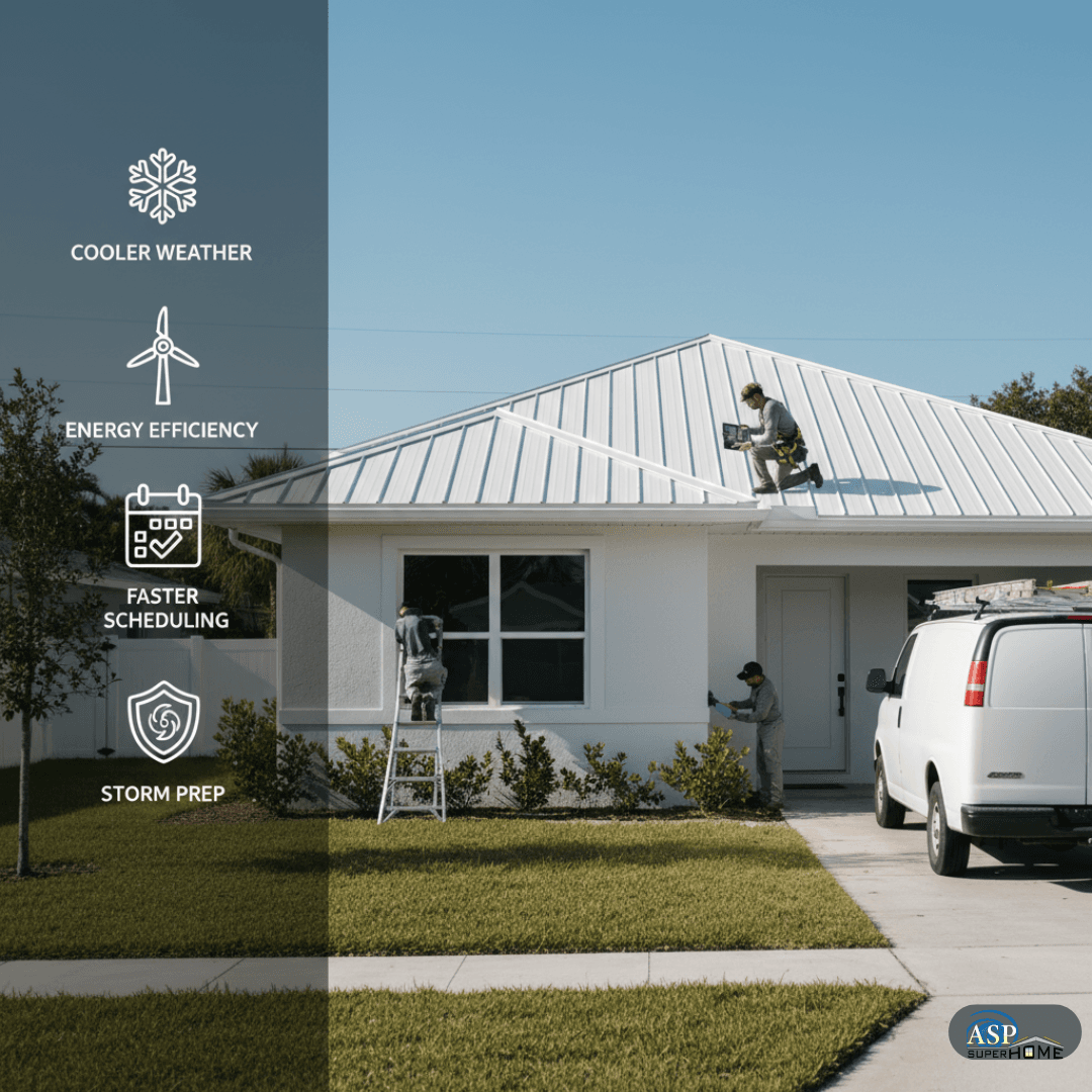 How Metal Roofs Perform During Florida’s Cooler Months